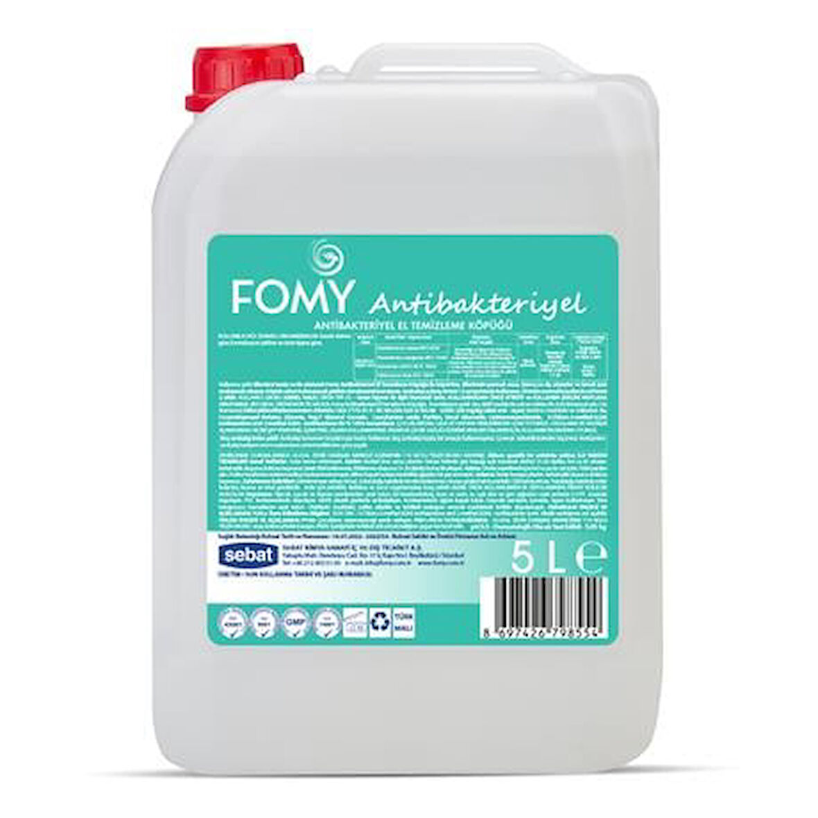 FOMY ANTİBAKTERİYEL EL TEMİZLİK KÖPÜĞÜ 5 LT