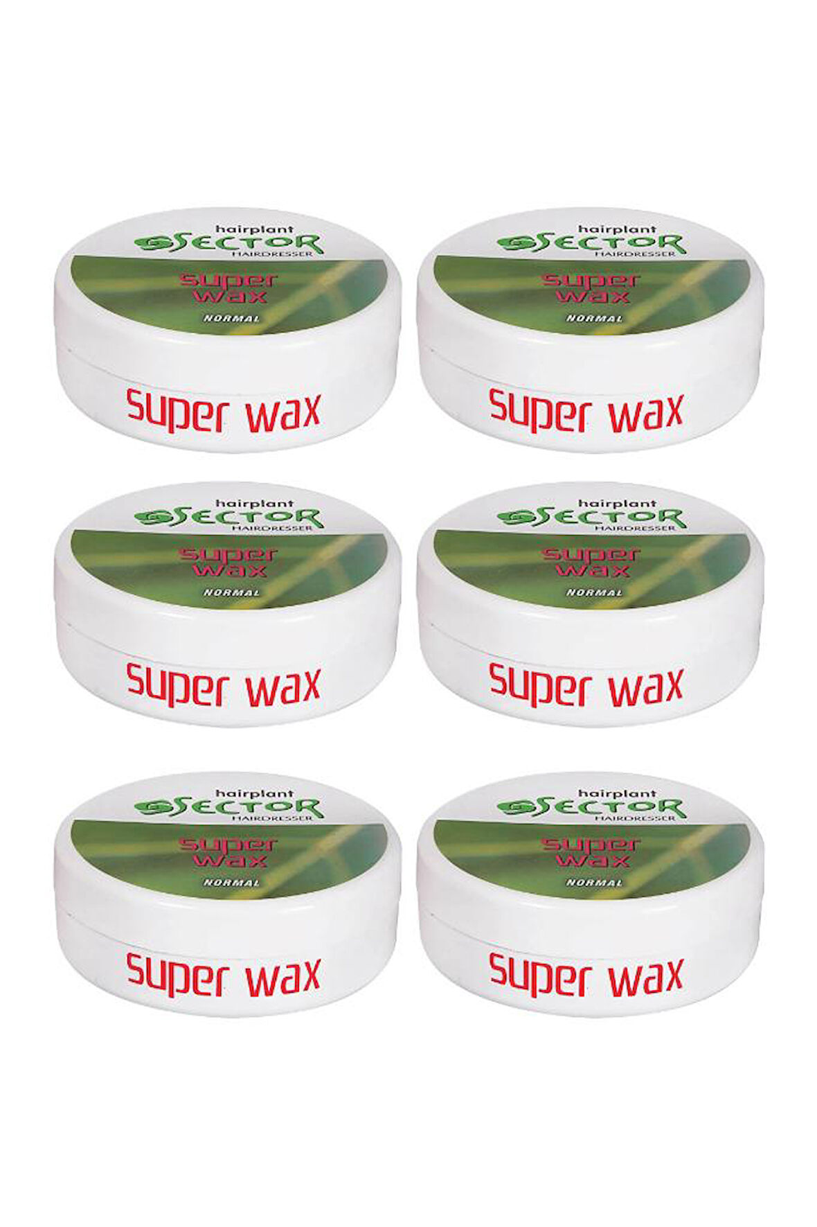 Sector Hairmate Superwax Normal Yeşil Wax 150 Ml 6 Adet