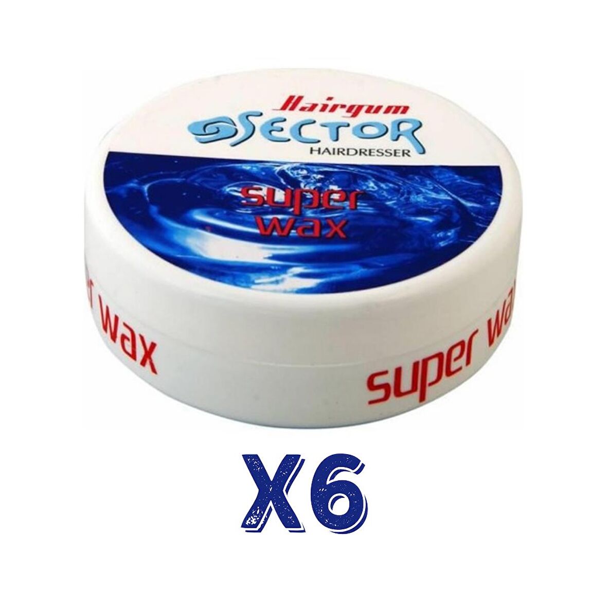 Sector Hairmate Superwax Ultra Sert Mavi Wax 150 Ml 6 Adet