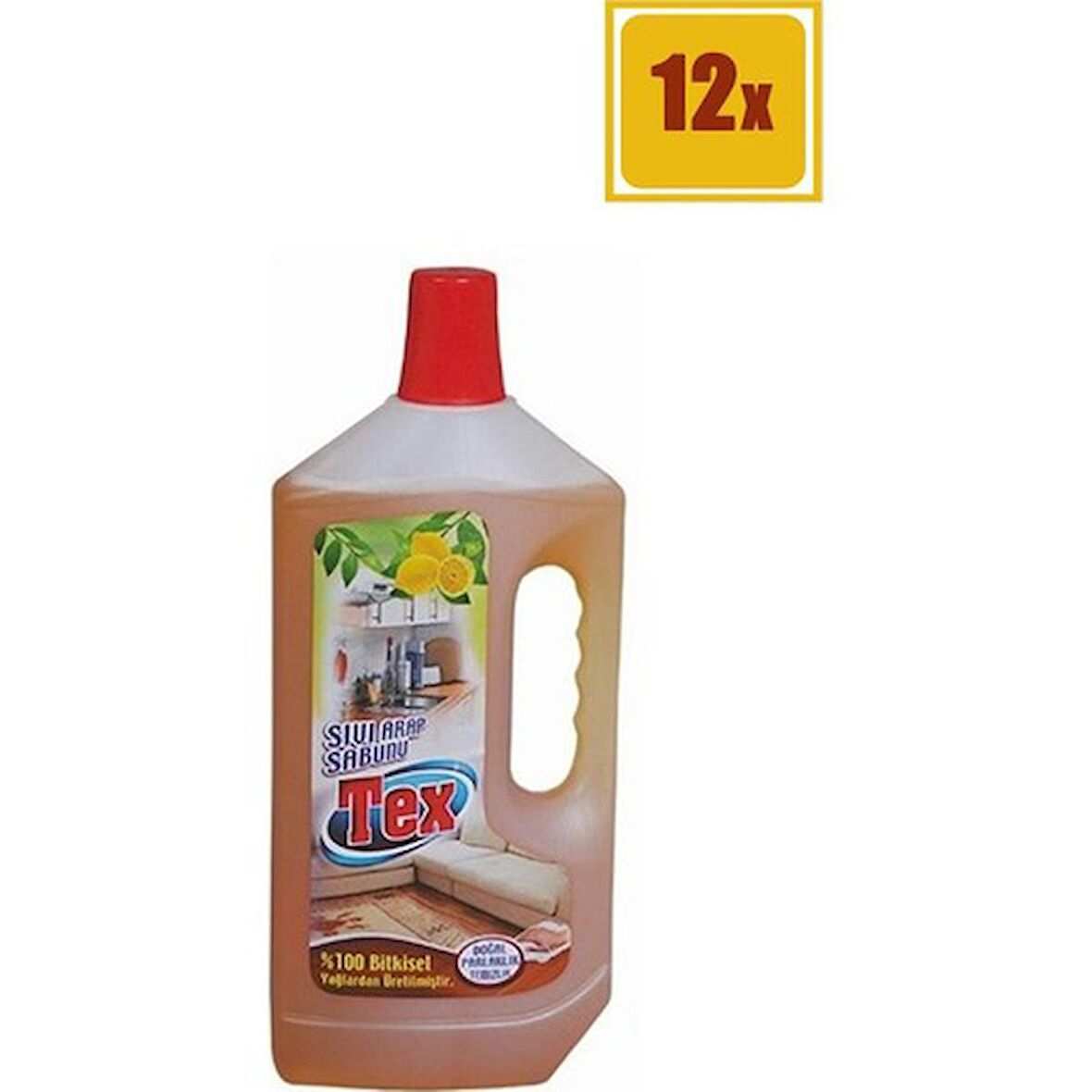 Tex Sıvı Arap Sabunu 1000 ml 12'li Set