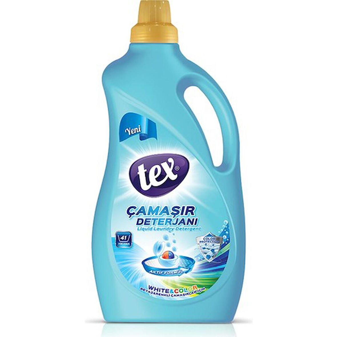 Tex Renk Koruma & Leke Karşıtı Renkliler için Sıvı Deterjan 41 Yıkama 2.5 lt