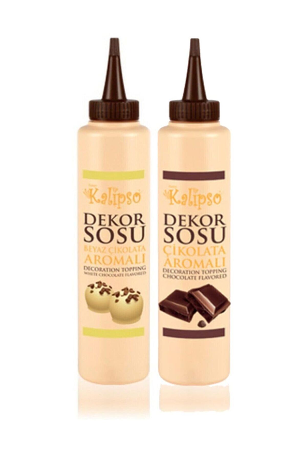 Dekor Sos 2lisi (Çikolata,Beyaz , çikolata 2x750 Gr.)