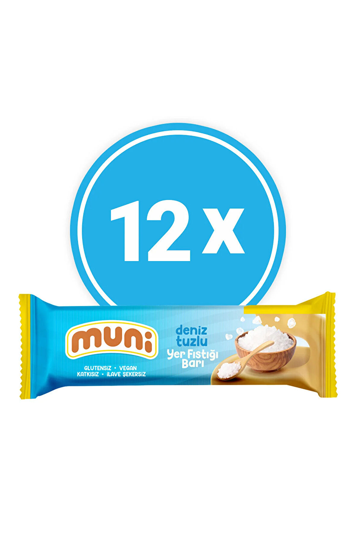 Deniz Tuzlu Yer Fıstığı Barı, 40 G X 12 Adet