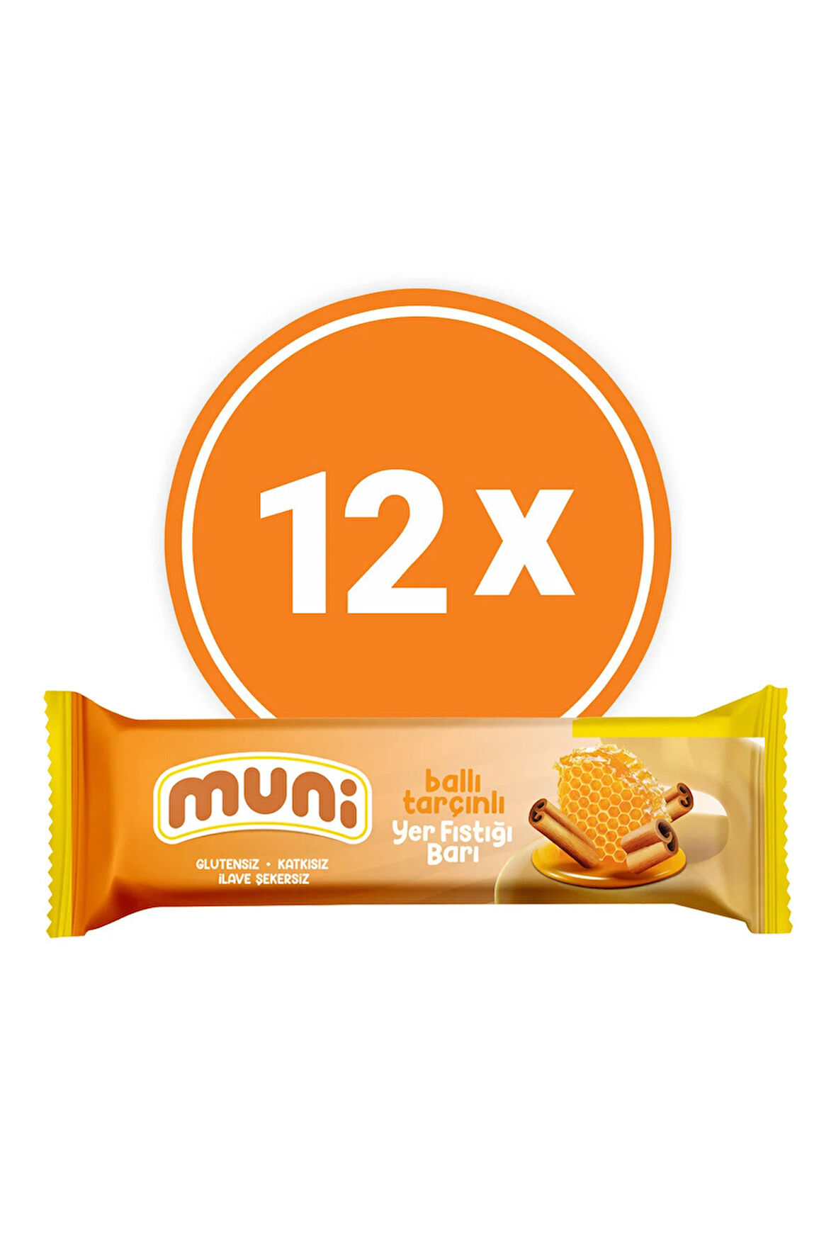 Ballı Tarçınlı Yer Fıstığı Barı, 40 G X 12 Adet