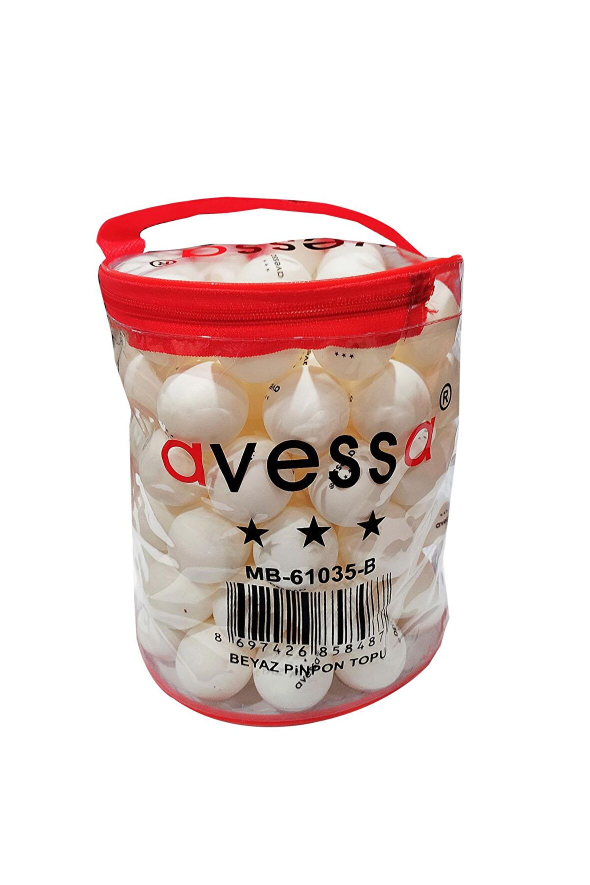 Avessa ABS Masa Tenisi Topu Gazlı Pinpon Topu Beyaz