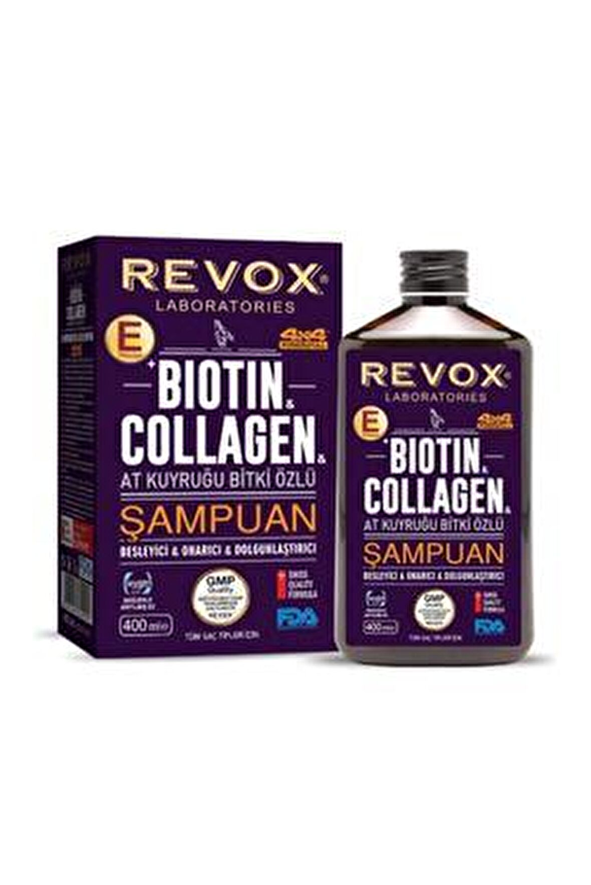 REVOX At Kuyruğu Biotin Collagen Şampuan 400 ml 8697429641901