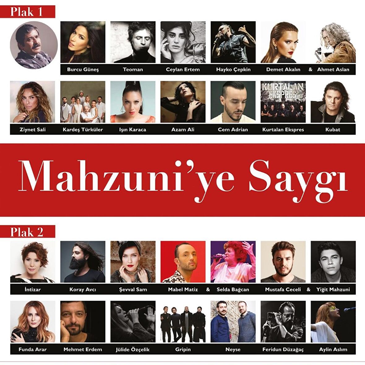 Mahzuni'ye Saygı - Çeşitli Sanatçılar (2 PLAK)  