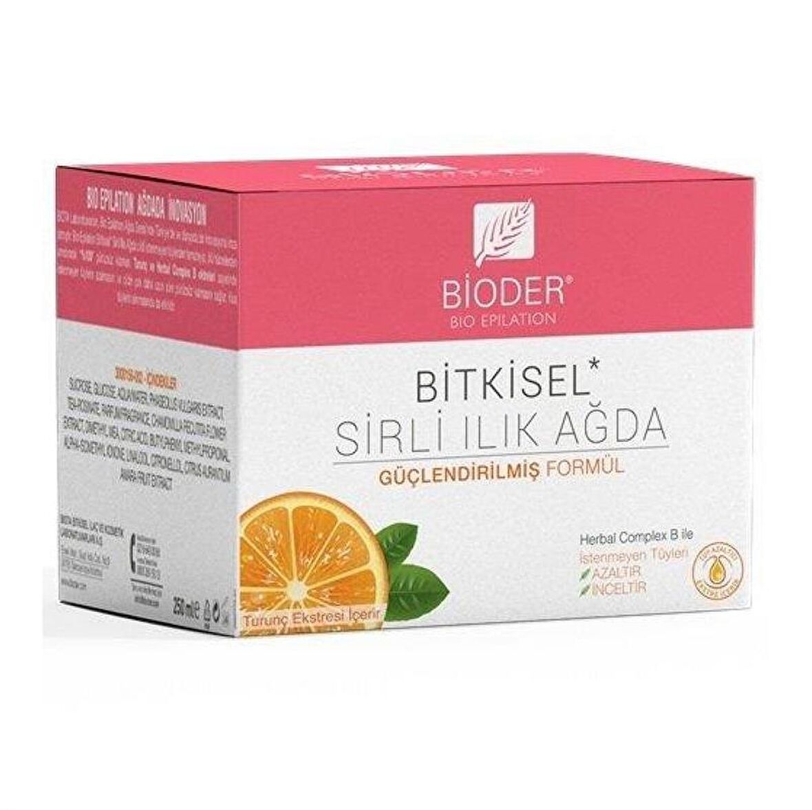  Bioder Epiten Tüy Azaltıcı Sirli Ilık Ağda 250 ml