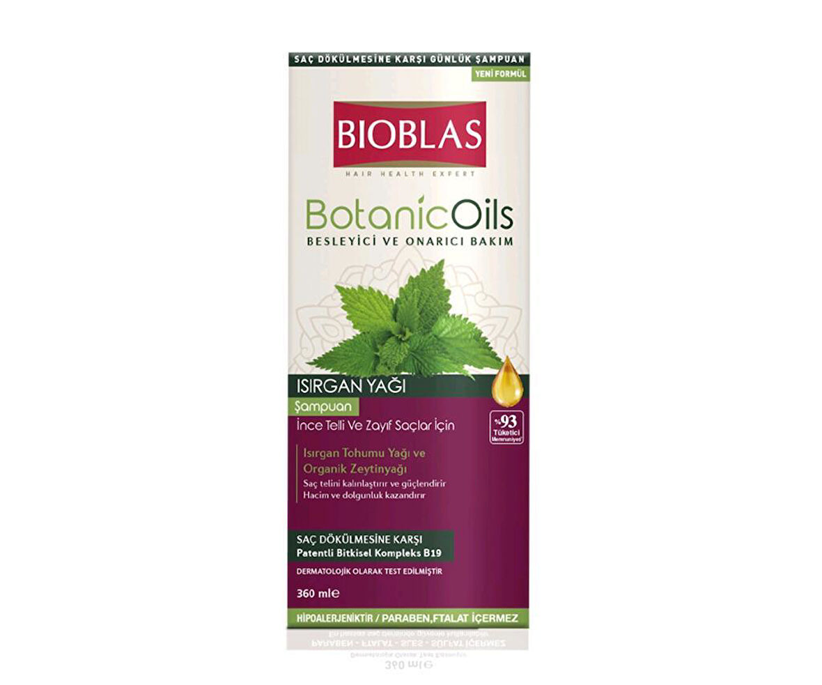 Bioblas Şampuan Botanic Oils 360 ml Isırgan Yağı