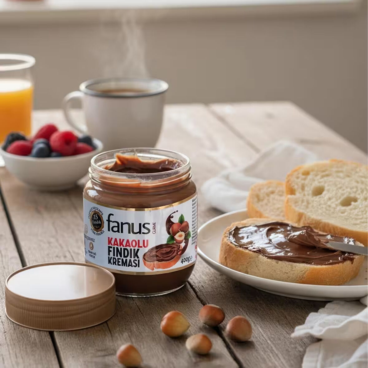 Fanus Gurme Kakaolu Fındık Kreması 400G