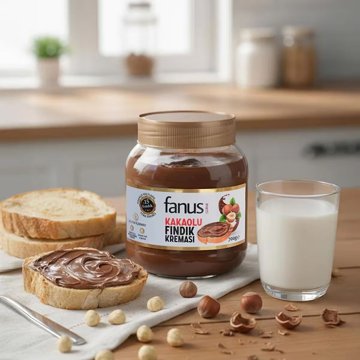 Fanus Gurme Kakaolu Fındık Kreması 700G