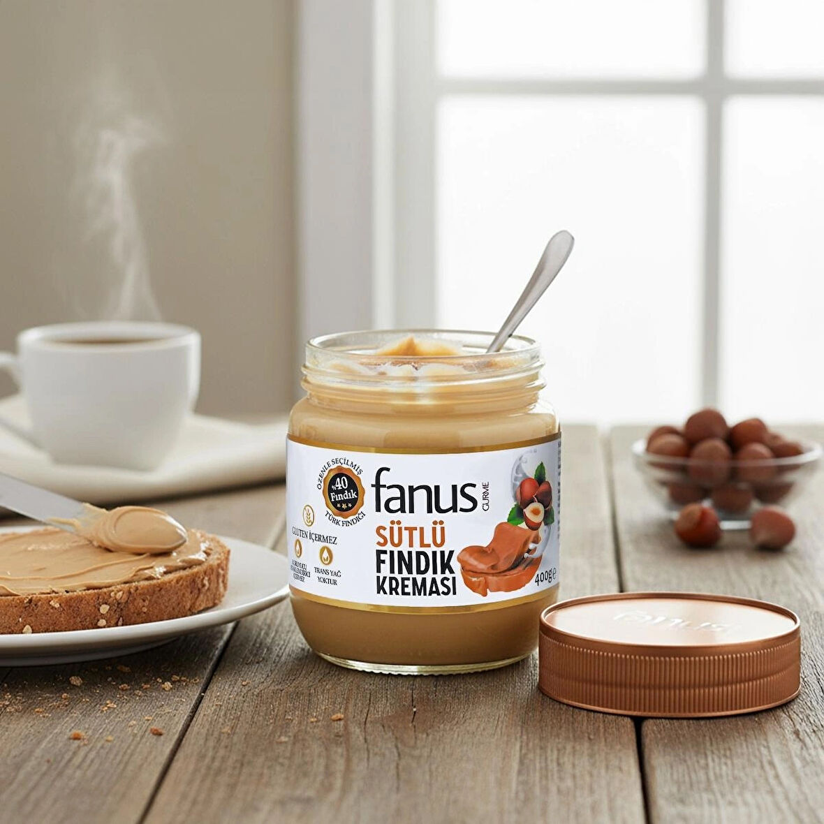 Fanus Sütlü Fındık Kreması 400G