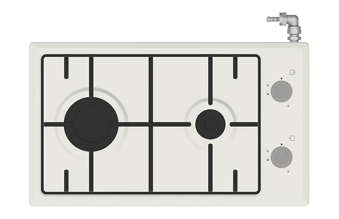 Çetintaş  202 T Lpg Ayarlı Ikili Set Üstü Ocak