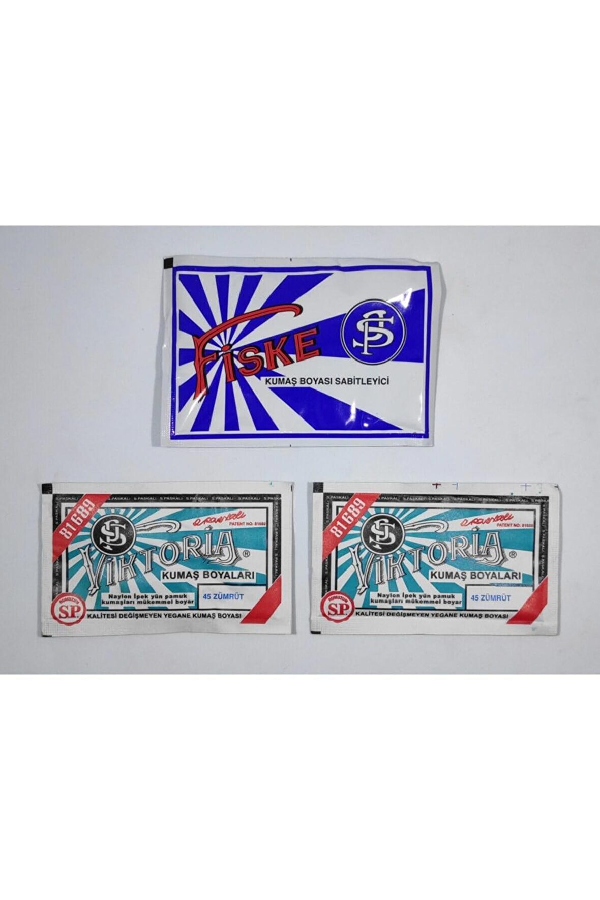 No:45 Kumaş Boyası Zümrüt Yeşili (2 ADET) Boya Sabitleyici Fiske