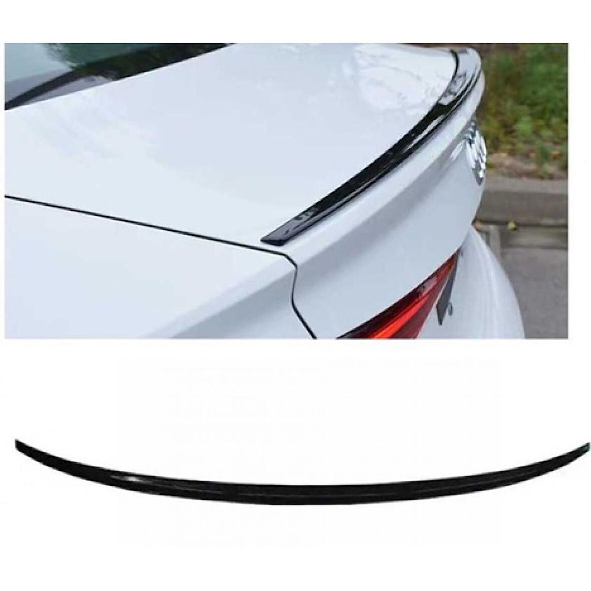 Audi a3 sedan bagaj üstü spoiler siyah boyalı 2013+ s3 model