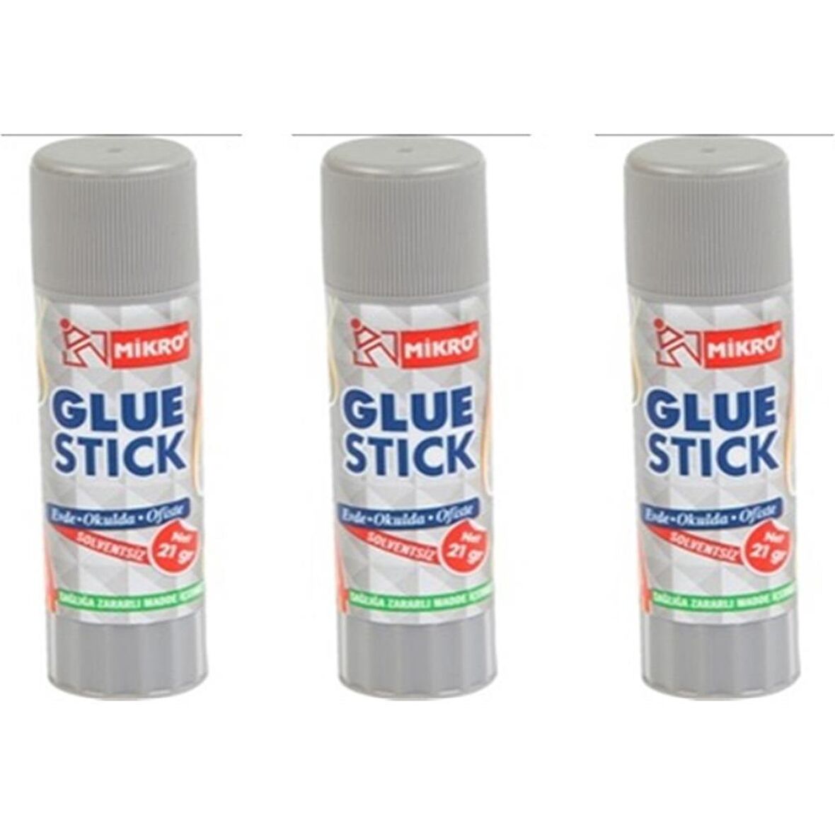 Mikro Glue Stick Yapıştırıcı 21Gr 3'lü