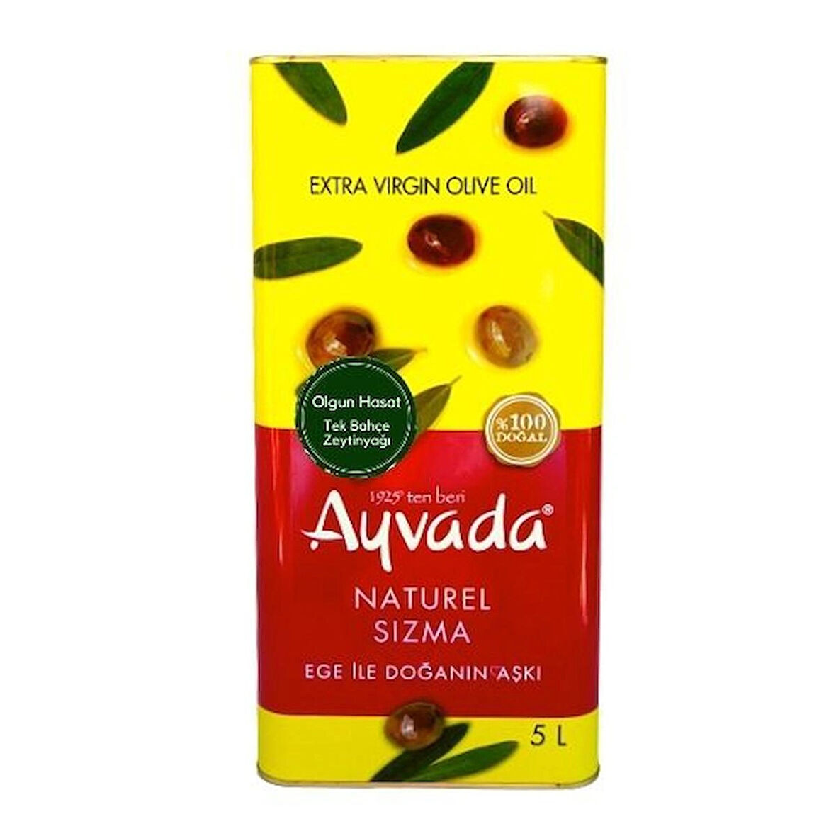 Ayvalık Olgun Hasat Natürel Sızma Zeytinyağı 5 L