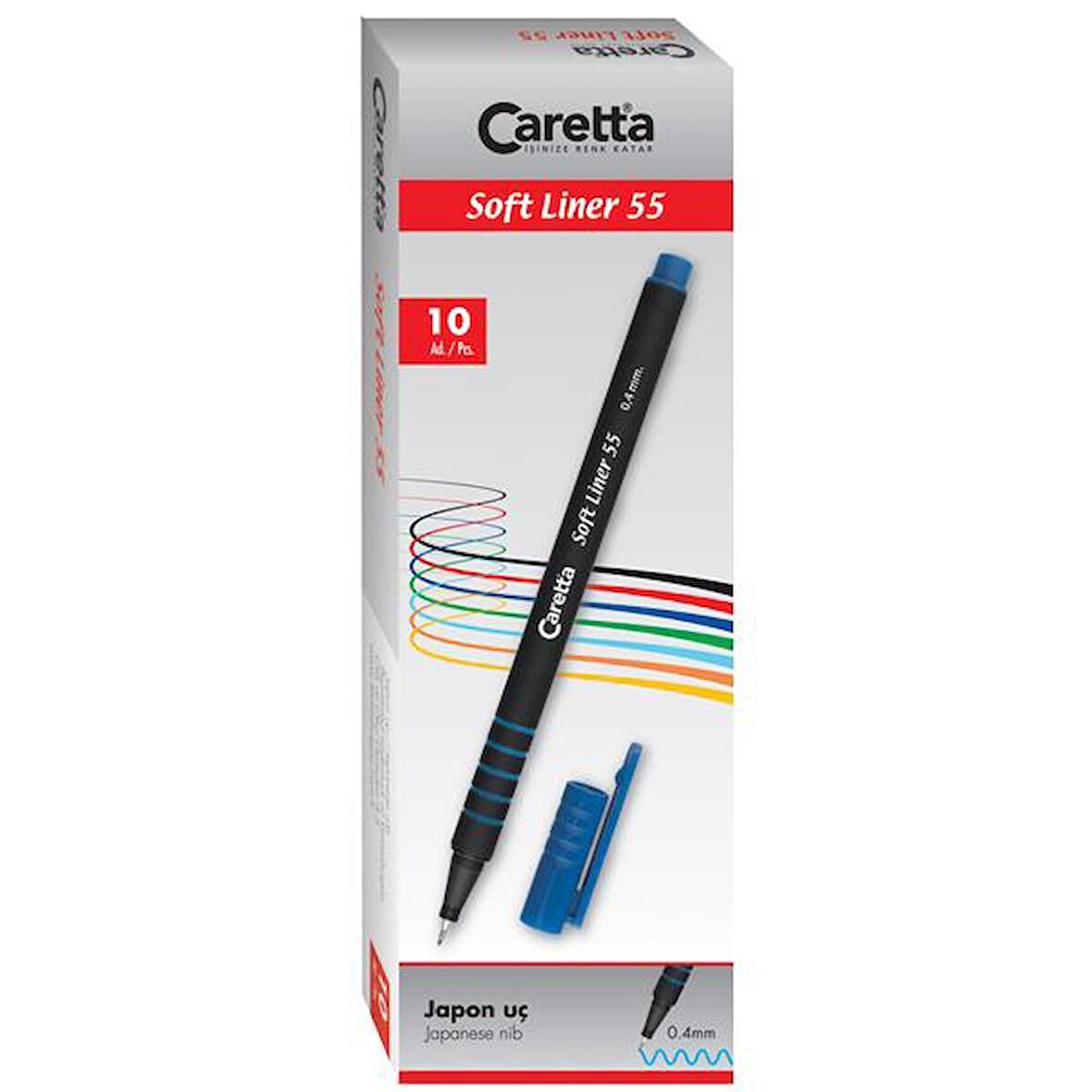 Caretta Tükenmez Kalem Focus Liner 35 1 Mm Mor 25 Li Cf 35.07/25Pp   25'li Paket /
