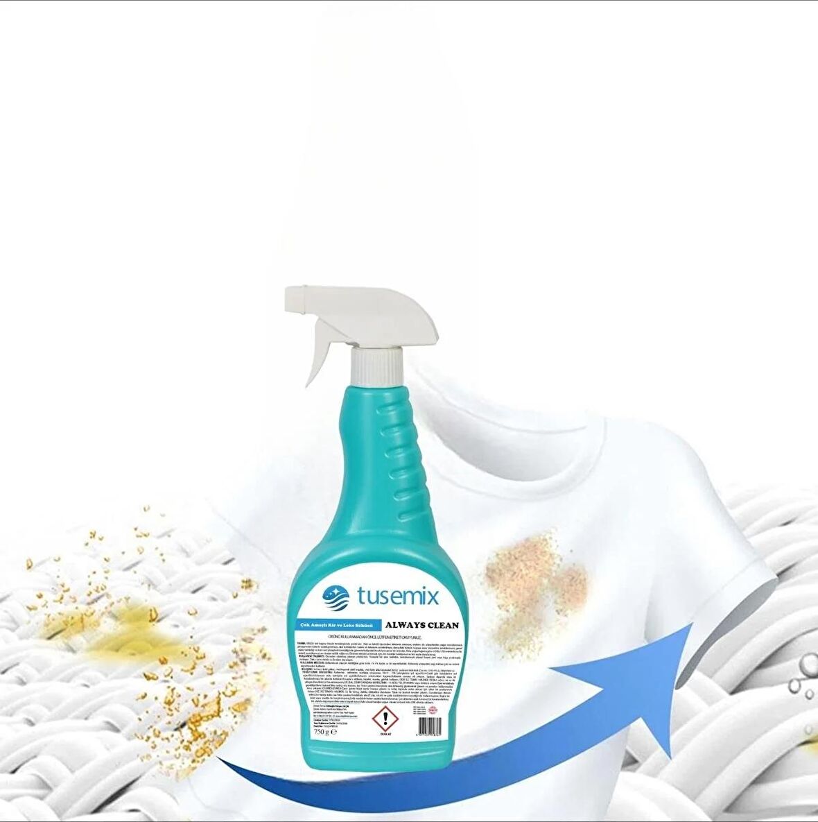 TUSEMİX ALVEYS CLEAN ÇOK AMAÇLI KİR ve LEKE SÖKÜCÜ