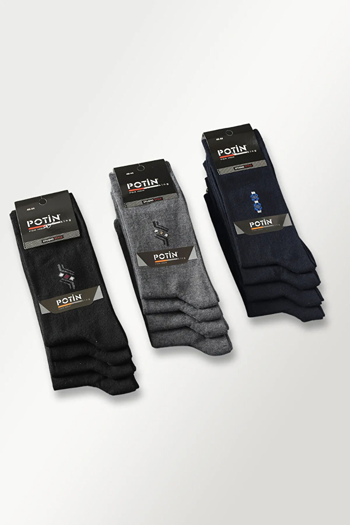 12 Çift Erkek Pamuk Klasik Dizaltı Çorap Koku Yapmaz Terletmez Çeyizlik