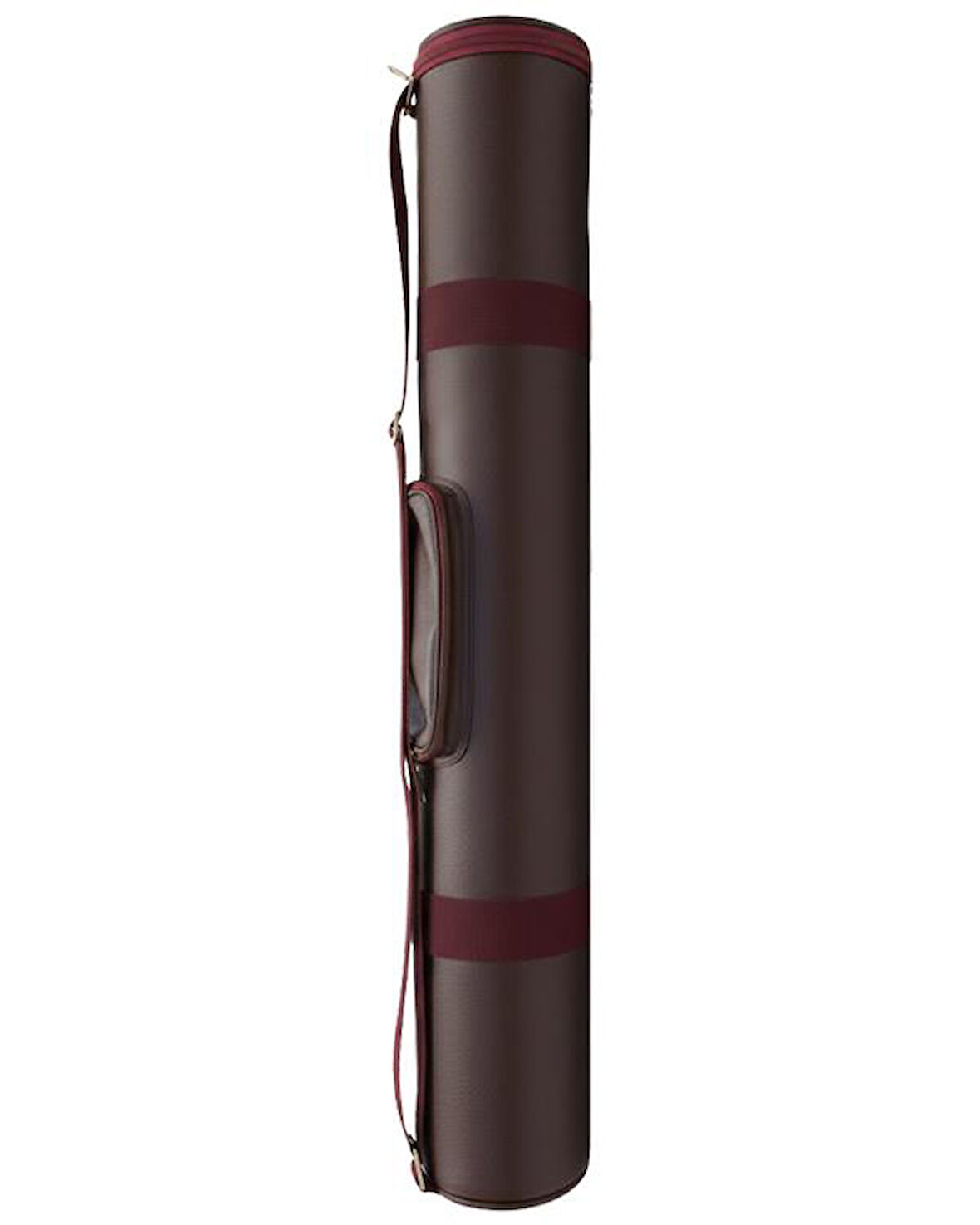 Yuga Suni Deri Proje Tüpü Cepli 10,5 cm Bordo