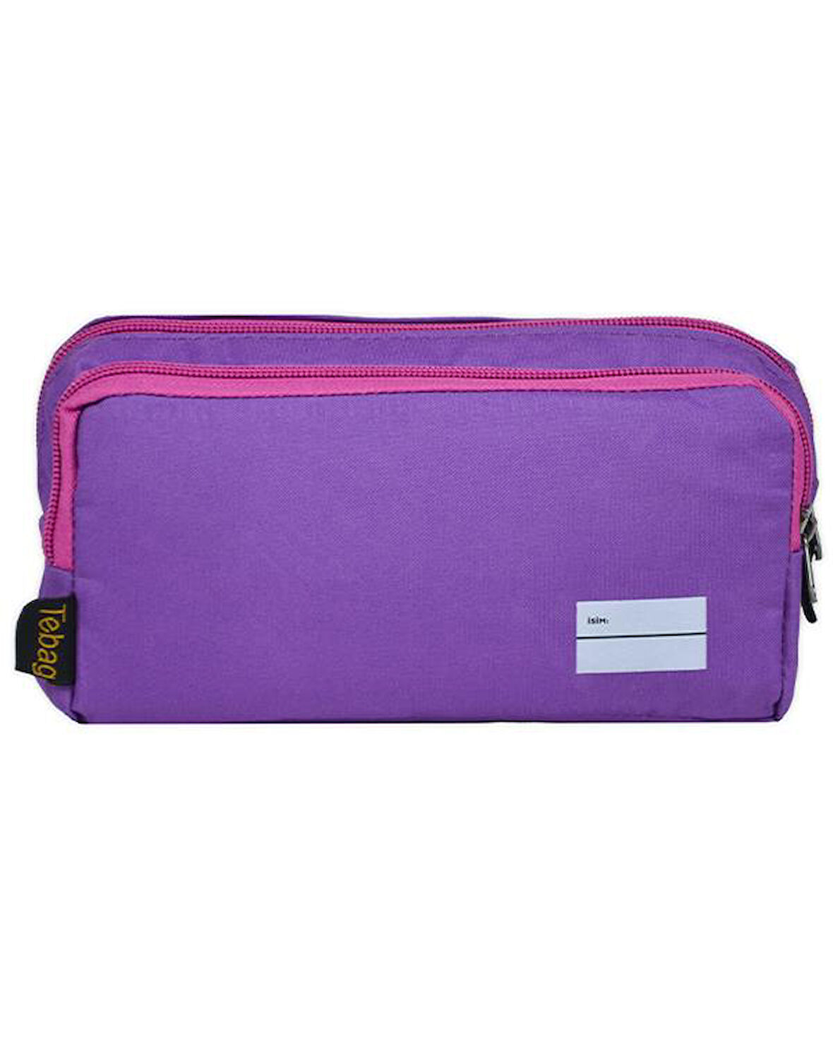 Tebag İki Gözlü Mor Kalem Çantası
