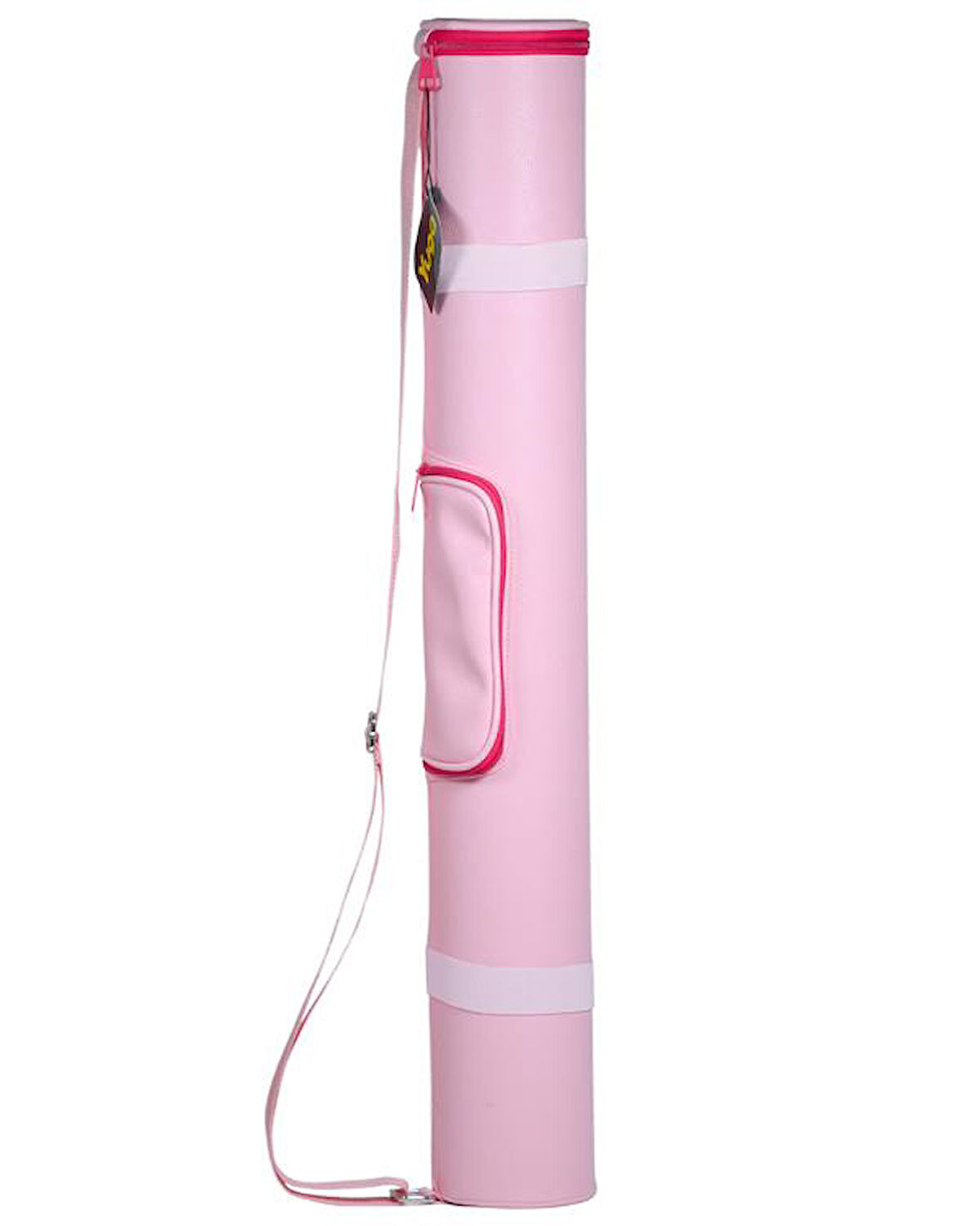Yuga Suni Deri Proje Tüpü Cepli 10,5 cm Pembe