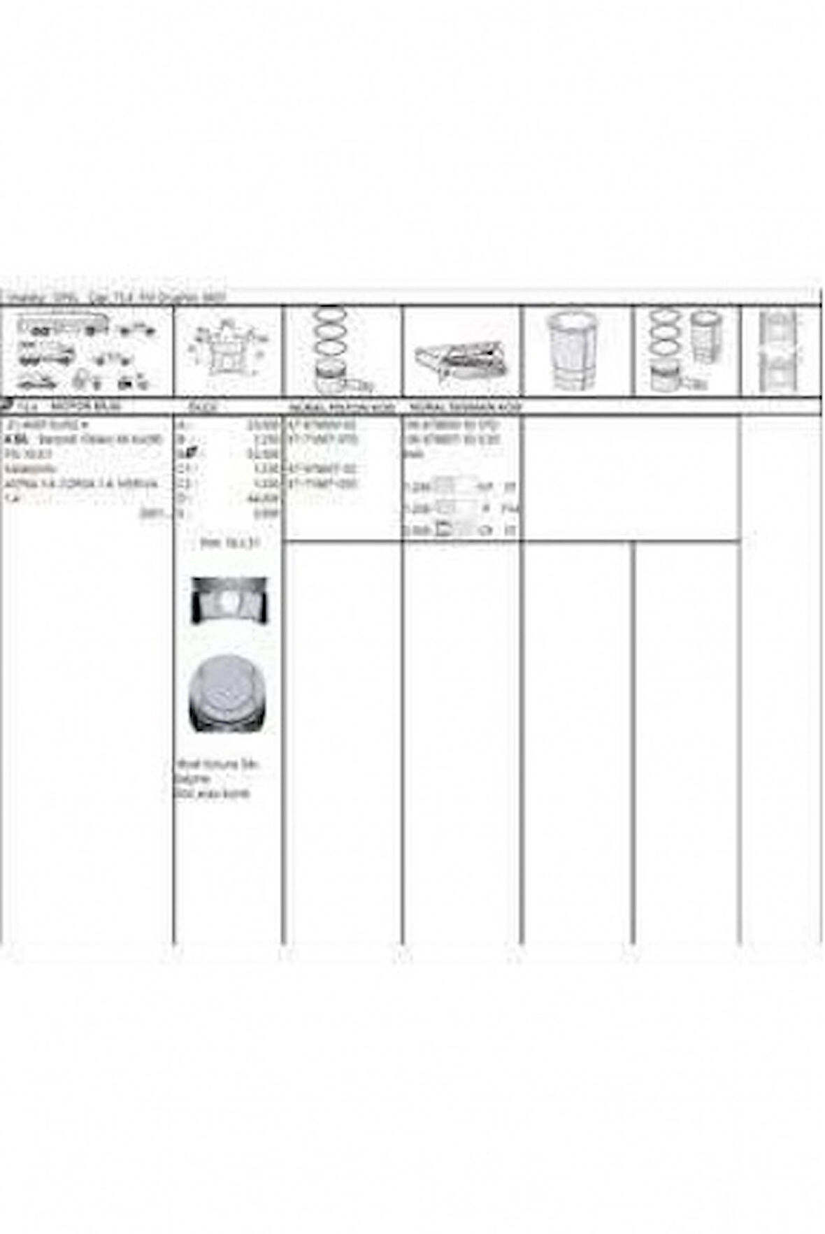 Opel Piston+segman Z14xep Twinport 1.4 16v Corsa C 73.40mm Std (1.2x1.2x2.0) - Akd 44-3556-16-00
