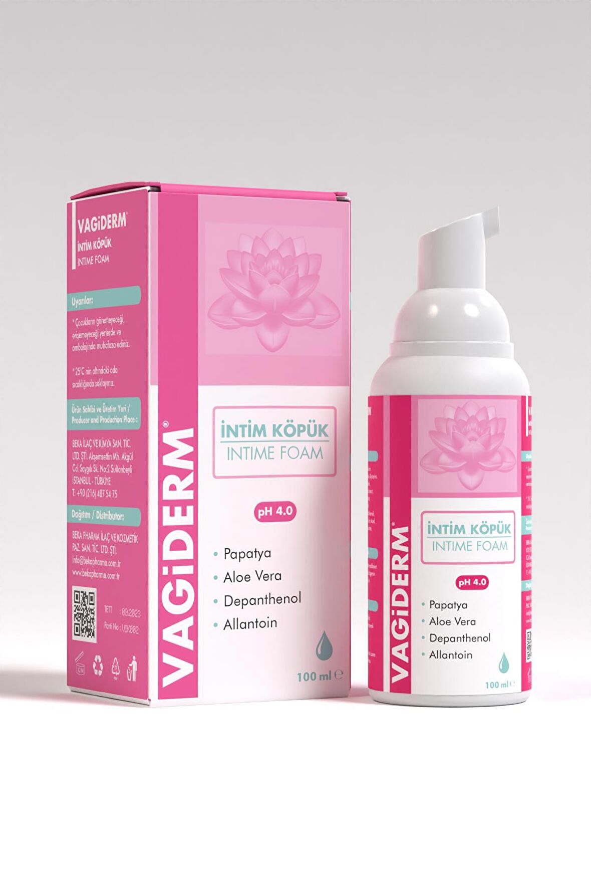 İntim Genital Bölge Koku Giderici Yıkama Köpüğü 100 ml