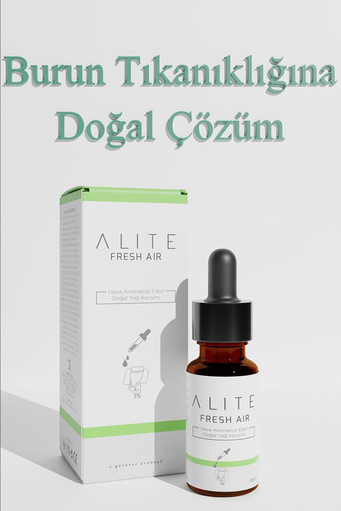 DOĞAL Fresh Air 10 ml. Damla, Burun Tıkanıklığı İçin Rahatlatıcı ve  Açıcı Yaka Damlası