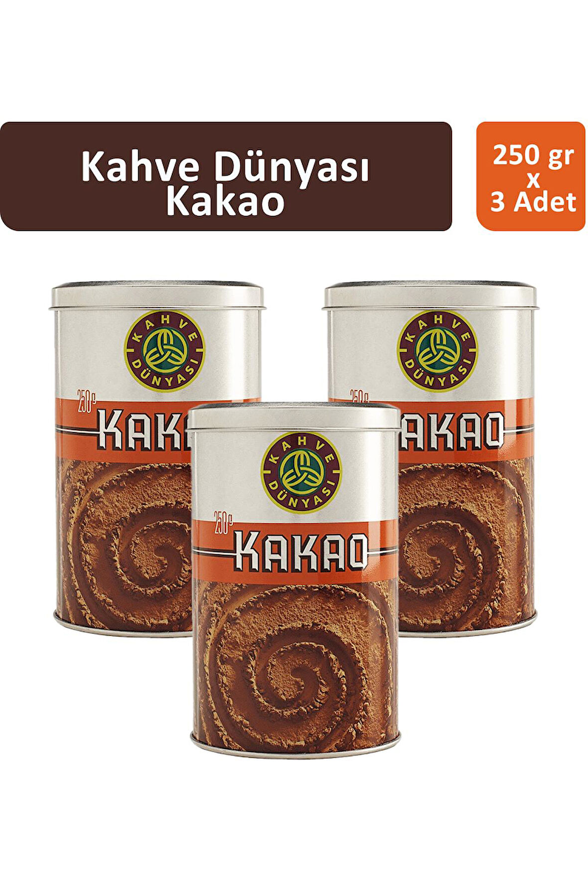 Kahve Dünyası Kakao 250 gr x 3 Adet