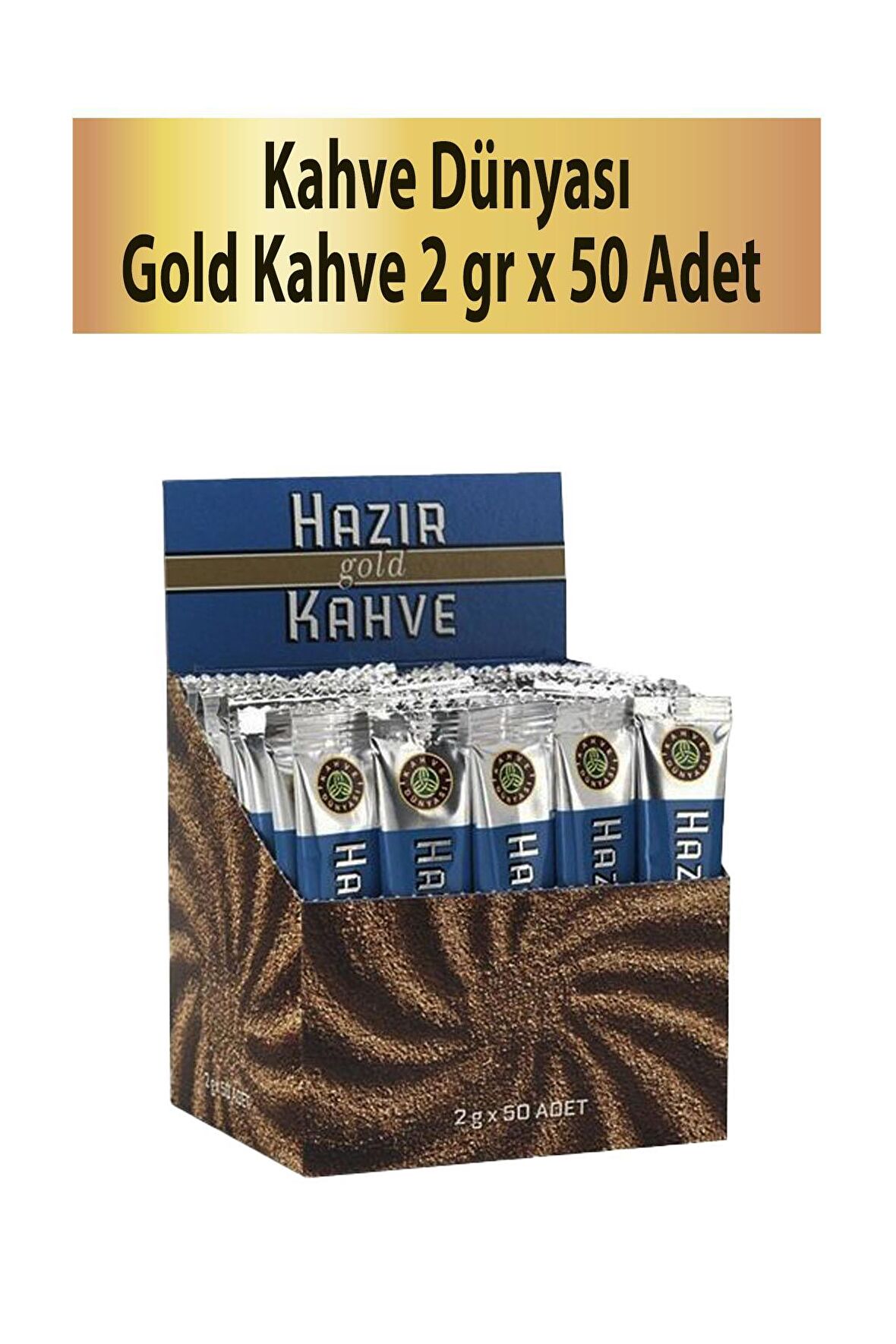 Kahve Dünyası Gold 2 gr 50'li Hazır Kahve