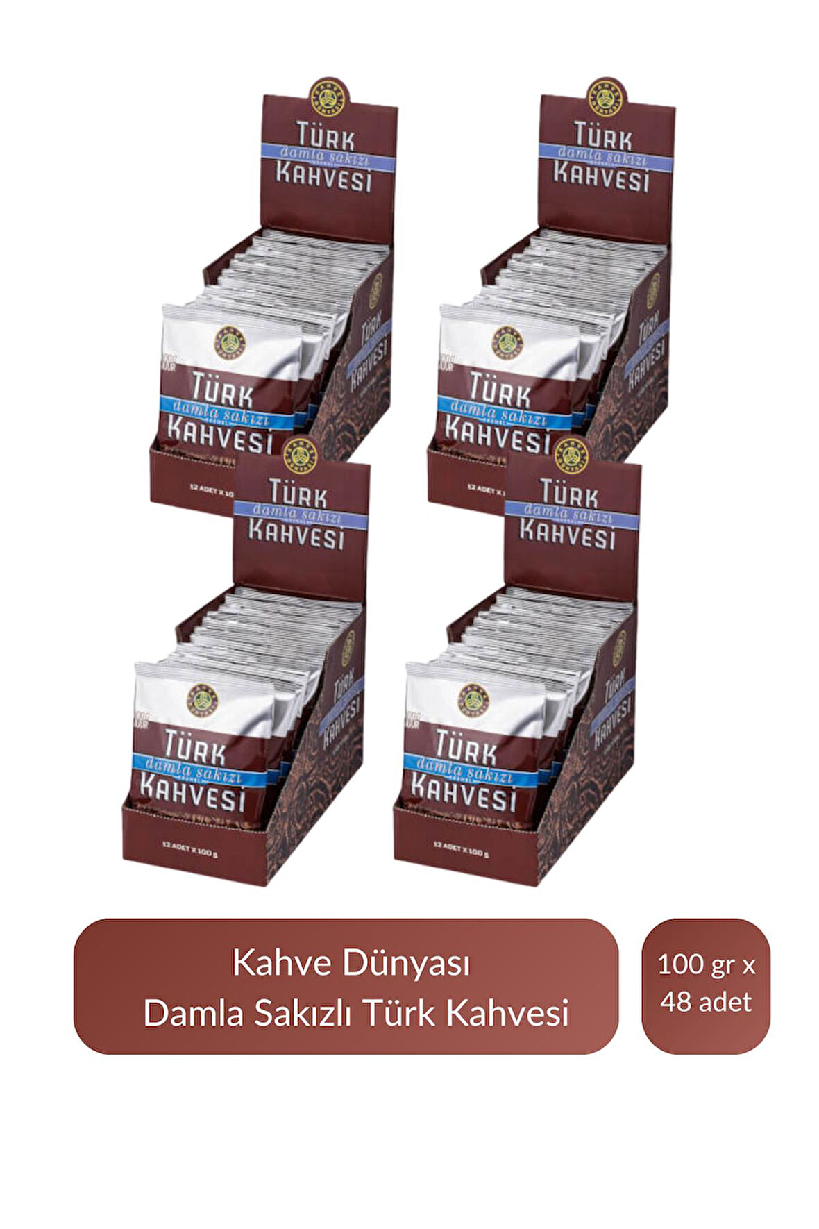 Kahve Dünyası Damla Sakızlı Türk Kahvesi 100 gr x 48 Adet