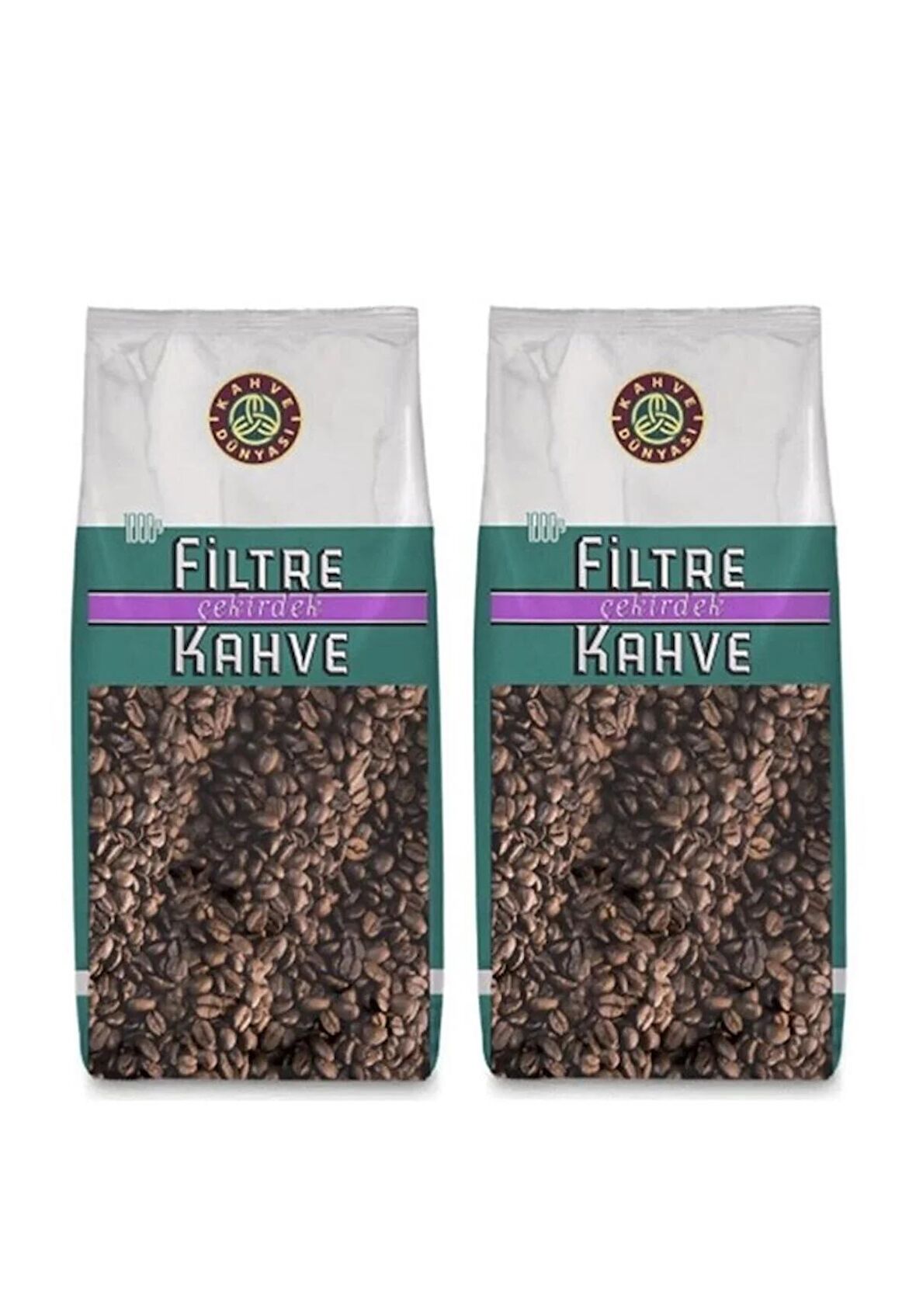 Kahve Dünyası Filtre Kahve Çekirdek 2 Adet 1 Kg