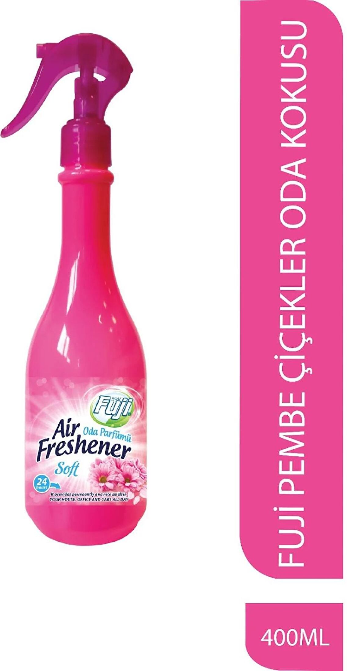 Air Freshener Neon Soft 24 Saat Kalıcı Oda Kokusu 400 Ml Pembe Çiçekler Oda Parfümü