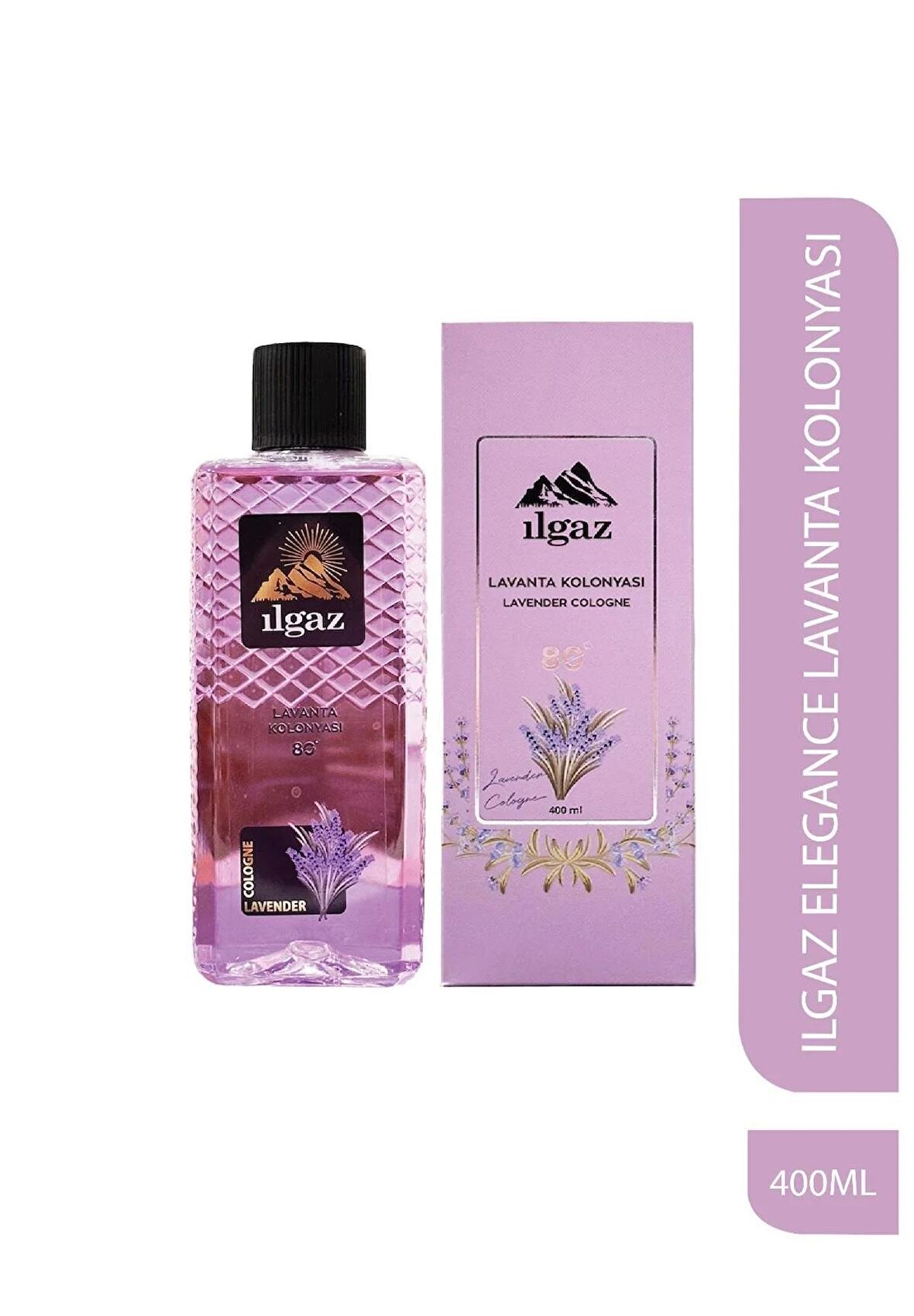 Elegance Series Lavanta Kolonyası 400 Ml 80 Derece Eau De Cologne