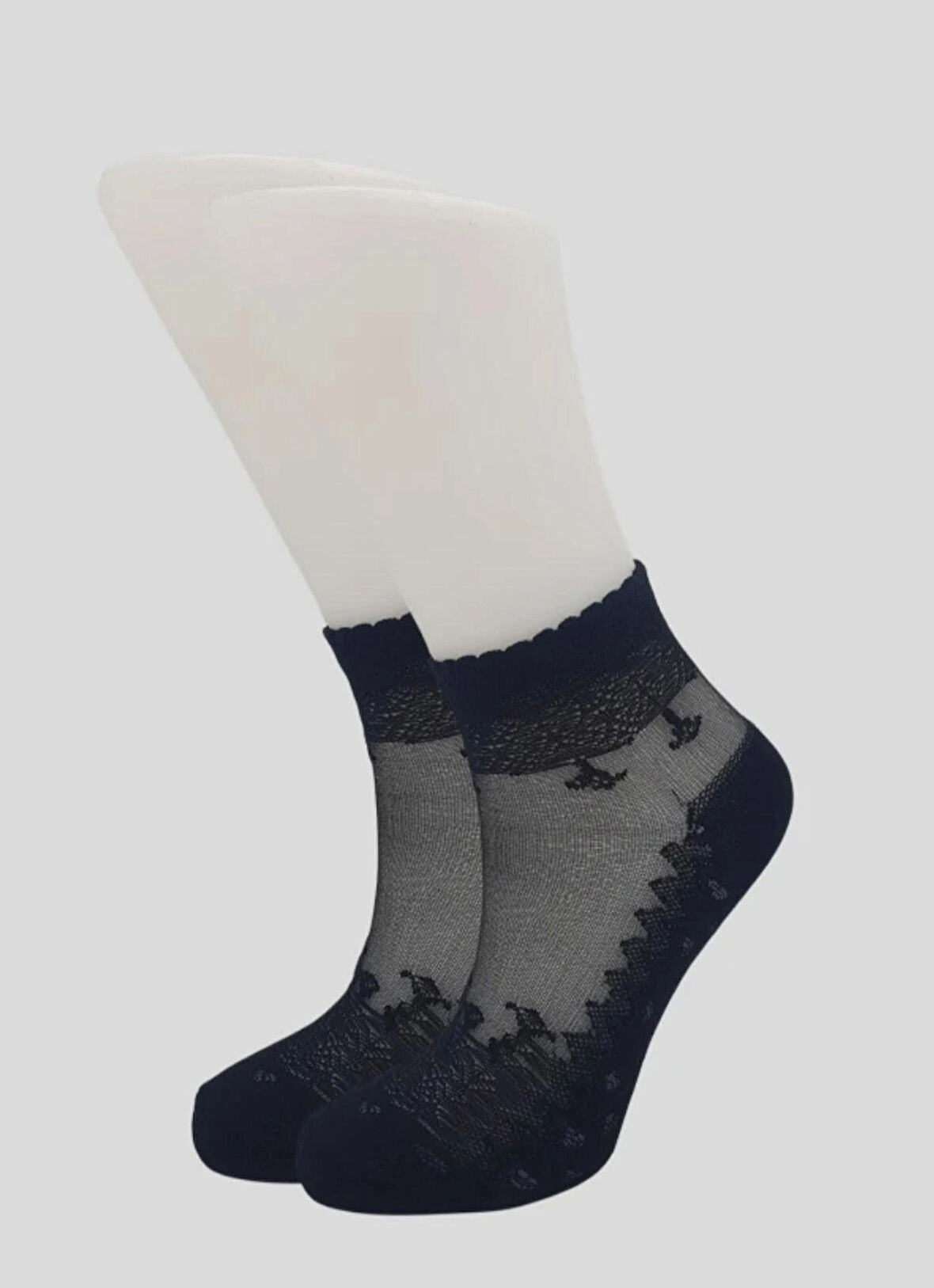  3 Çift Ilbaş Kadın Tül Patik Parfümlü Çorap