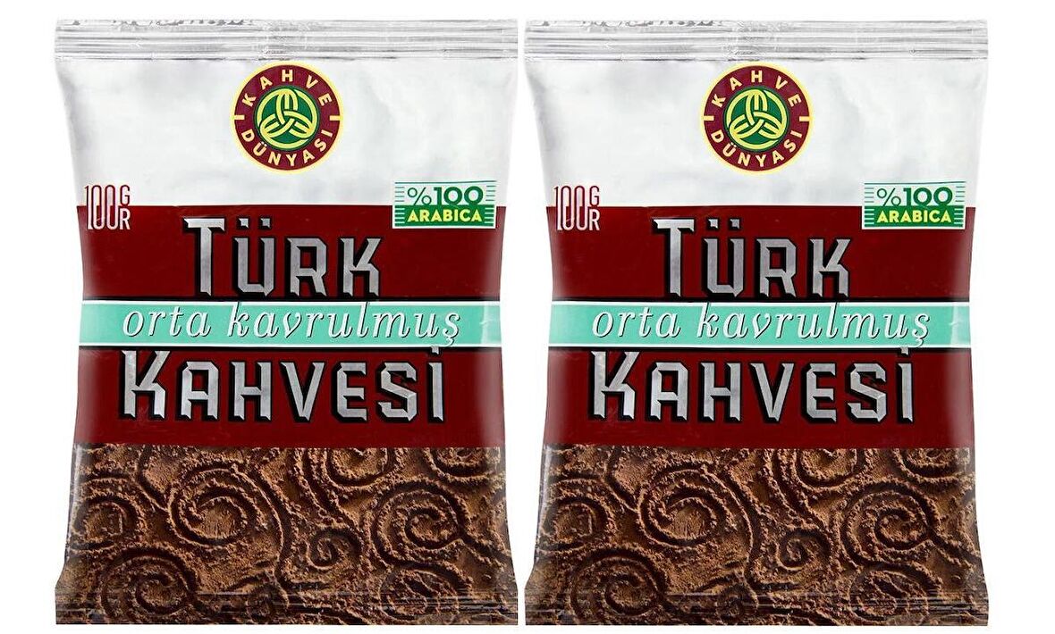 Orta Kavrulmuş Türk Kahvesi 100 G 2 ADET