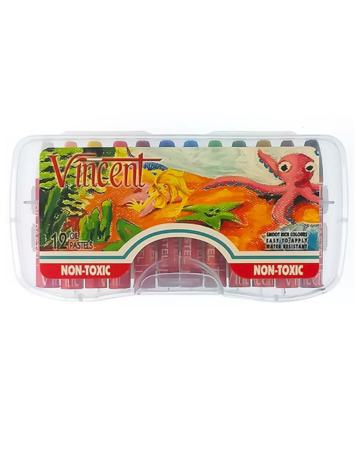 Vincent Yağlı Pastel Boya 12li Set