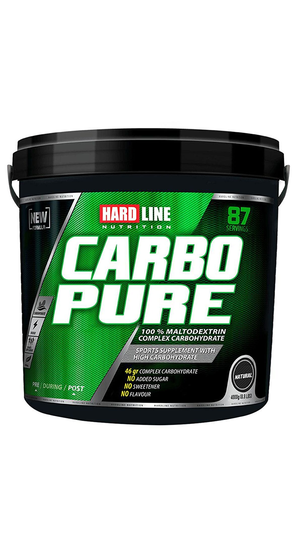 Hardline Nutrition Carbopure 4000 Gr 87 Porsiyon Saf Karbonhidrat