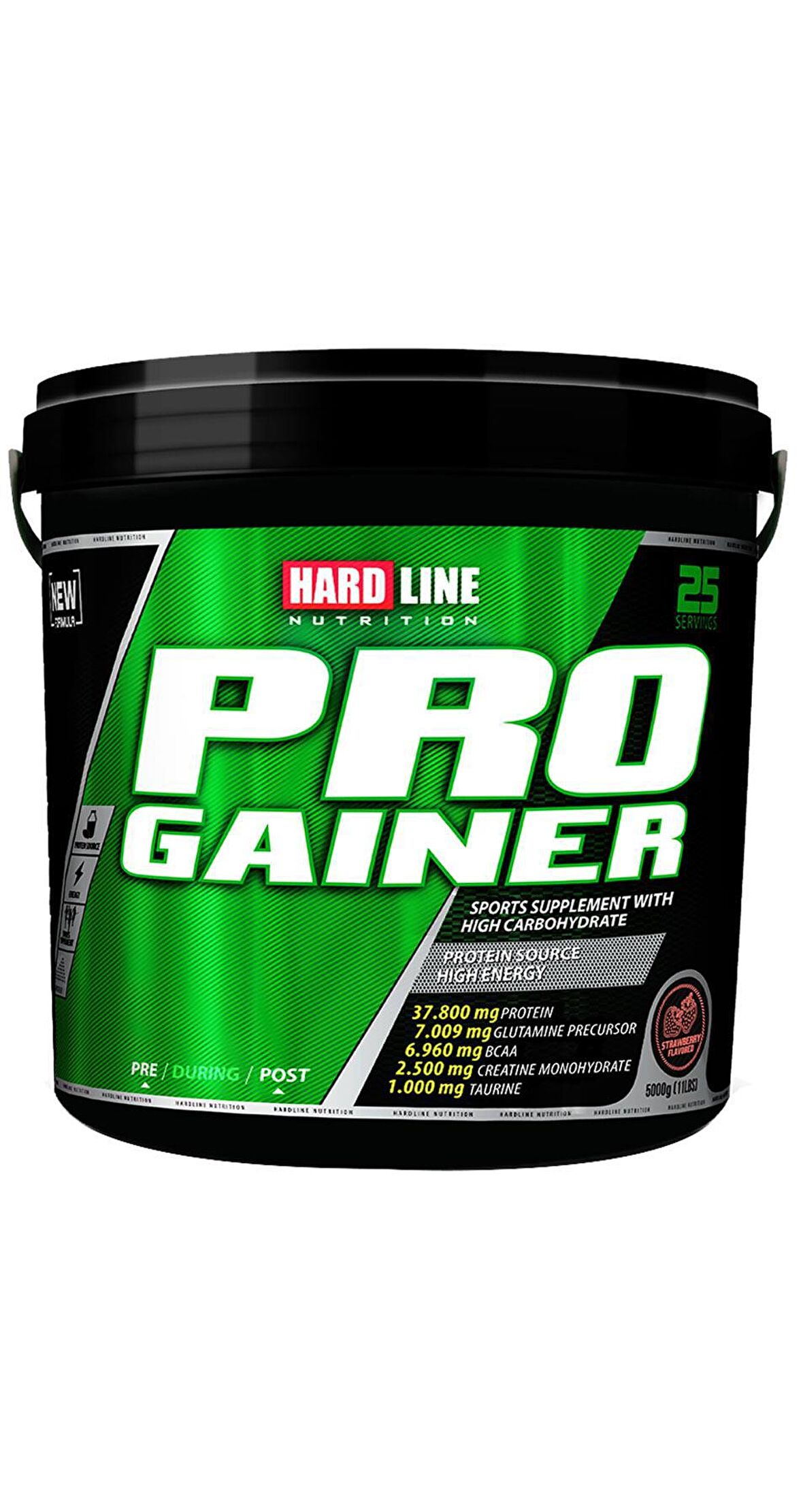 Hardline Nutrition Progainer 5000 Gr Çilek Aromalı 25 Porsiyon