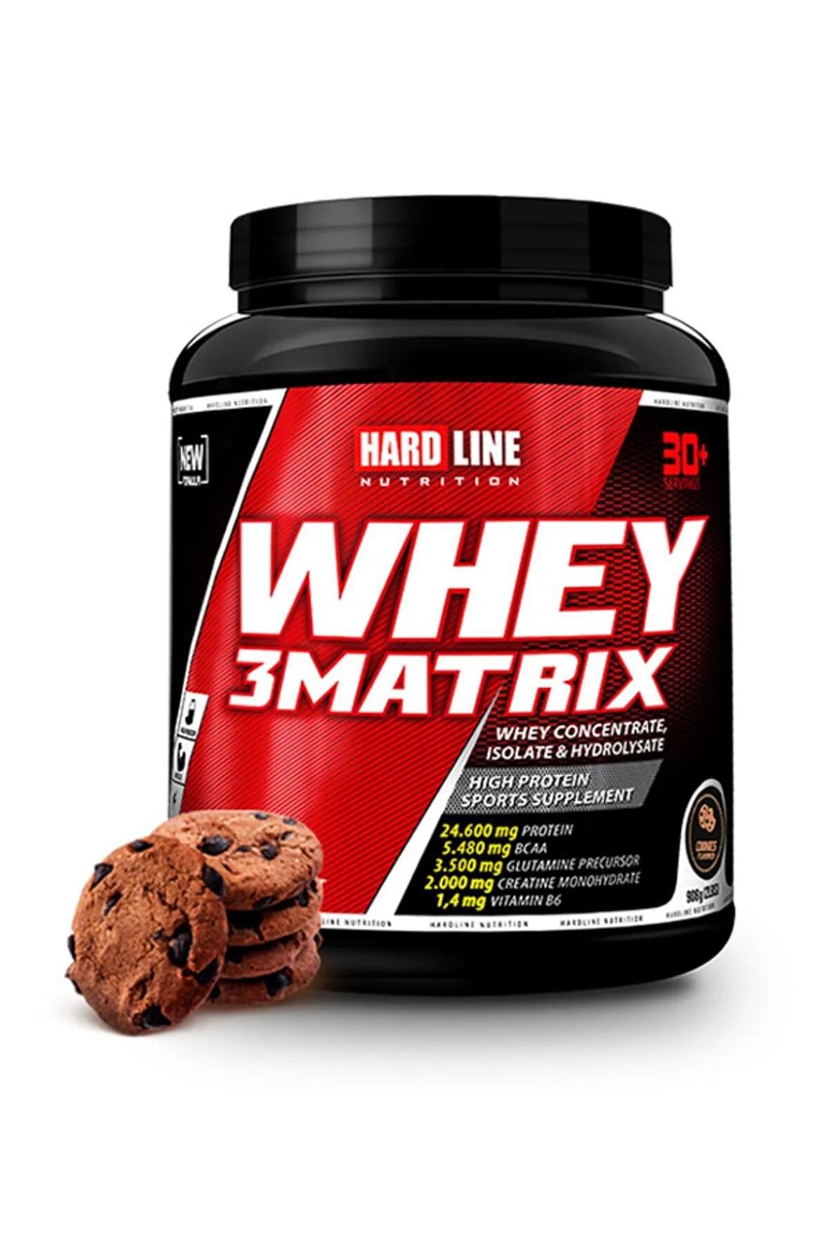 Hardline Whey 3Matrix 908 Gr Kurabiye Aromalı 