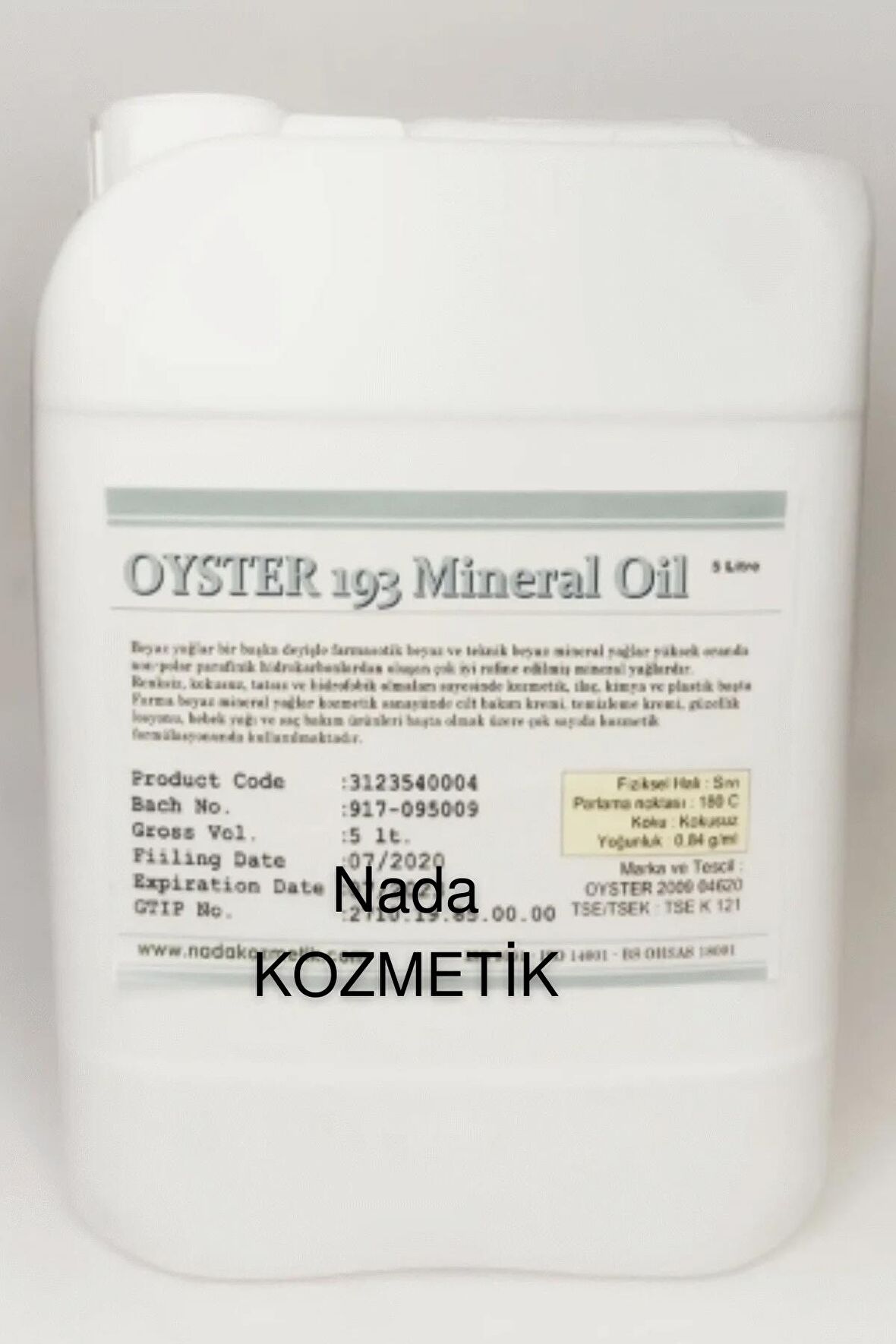 AROMATERAPİ MASAJ YAĞI 5 LT 