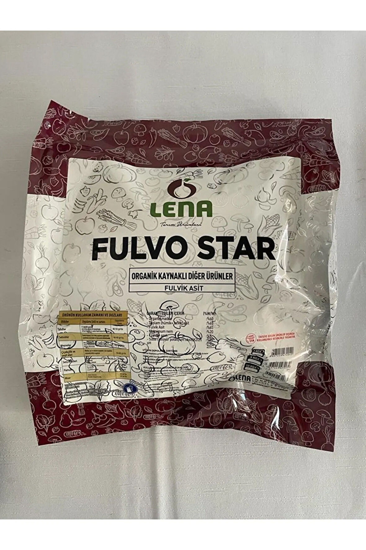 Fulvo Star Fulvik Asit Tüm Bitkiler Meyve Sebze Ve Süs Bitkileri Için Kök Sistemi Güçlendirici 1 Kg