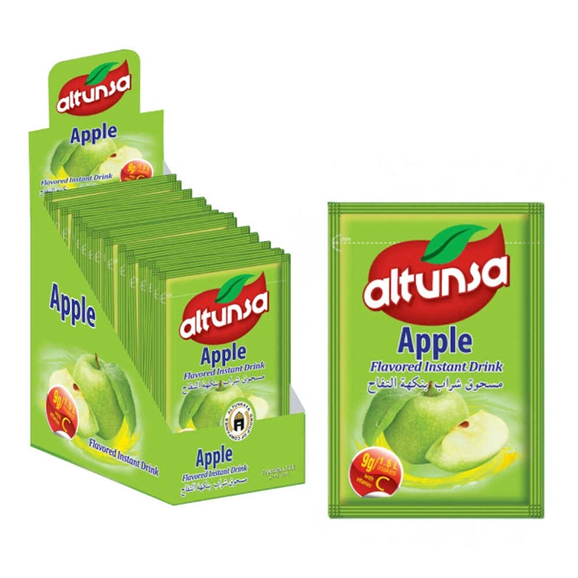 Altunsa Elma Aromalı Soğuk Toz Içecek 9 gr X 24 Adet