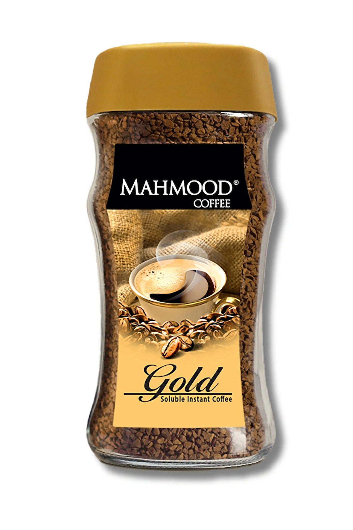 Mahmood Coffee Gold Granül Kahve Cam Kavanoz 200 gr