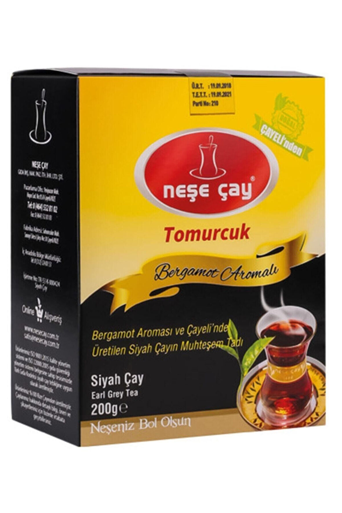 Tomurcuk Bergamot Aromalı  Dökme 200 gr