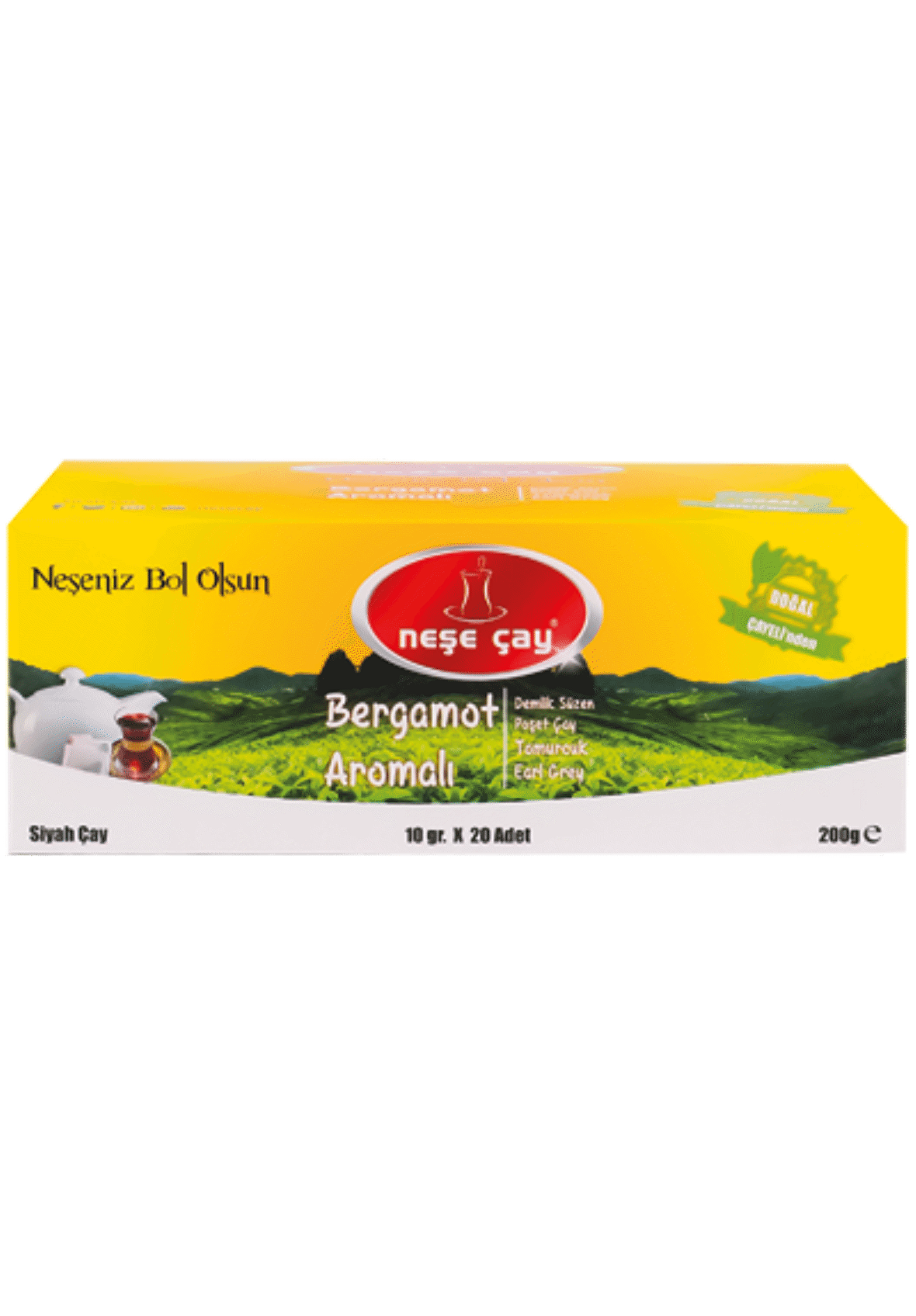 Neşe Çay Bergamot Aromalı Demlik Poşet 200 gr