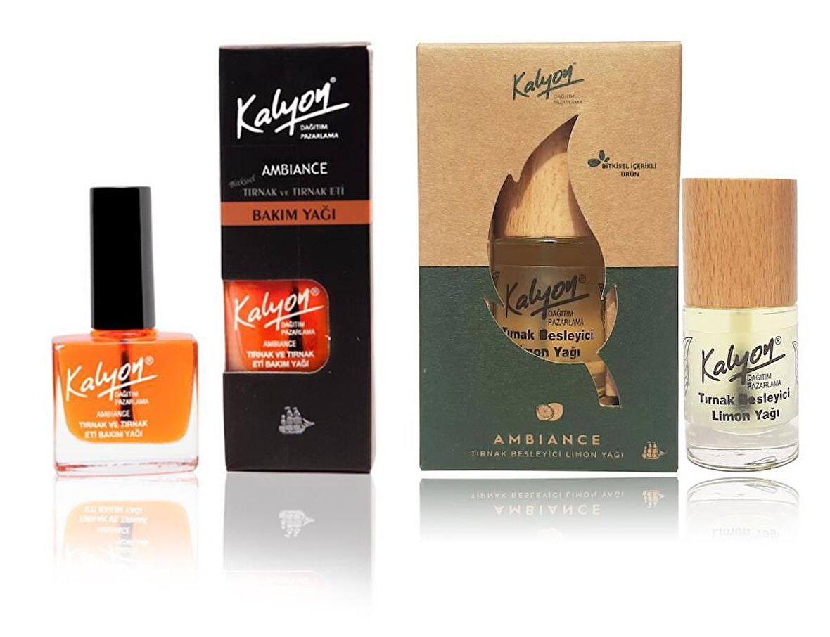 Kalyon Tırnak Bakım Yağı+Kalyon Bitkisel Tırnak Besleyici Limon Yağı 11 Ml
