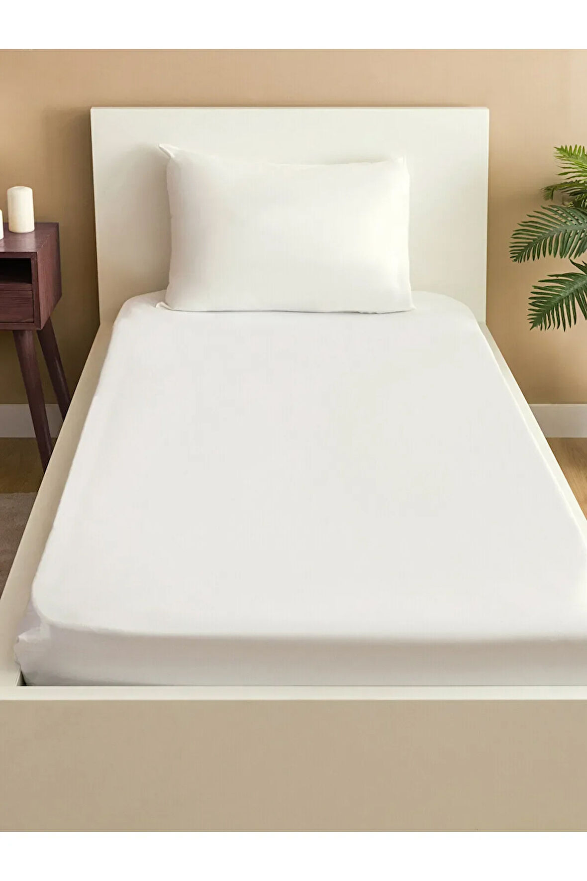 Lastiksiz Dokuma Düz Renk 160x240 Çarşaf ve Yastık Kılıfı